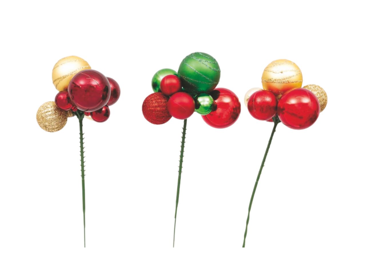 Pick 20cm con sfere colorate assortiti