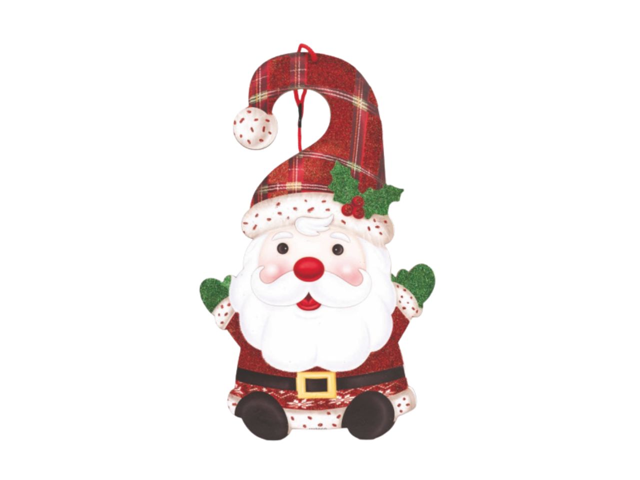 Babbo natale polypan 19,5xh42cm