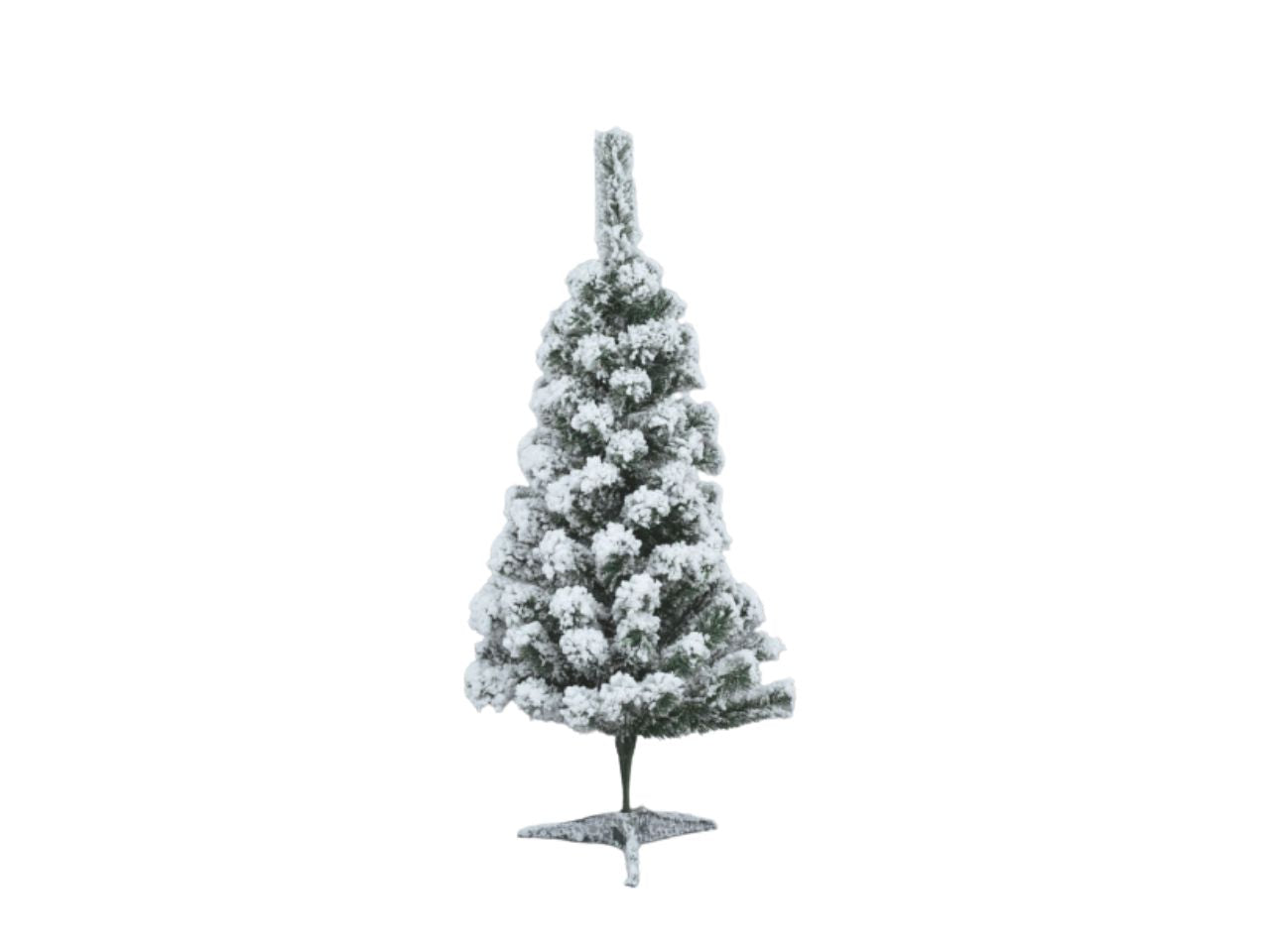 Albero innevato 90cm 100 rami