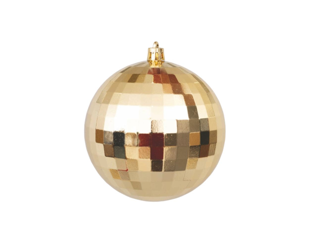Palla 15cm specchietti oro