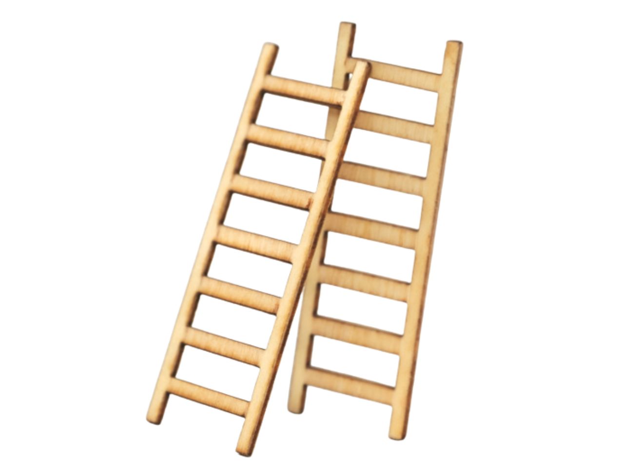 Accessorio per presepe 2 scale 6cm in legno