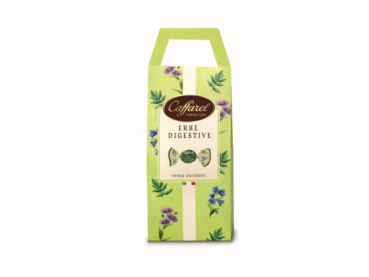 Bag caramelle gusto erbe digestive senza zucchero