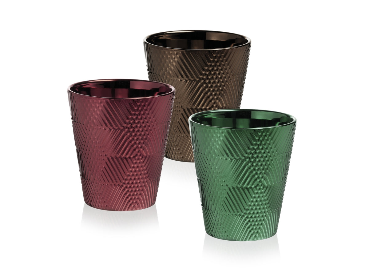 Cachepot delhi 13xh.14cm in 3 colori metal assortiti