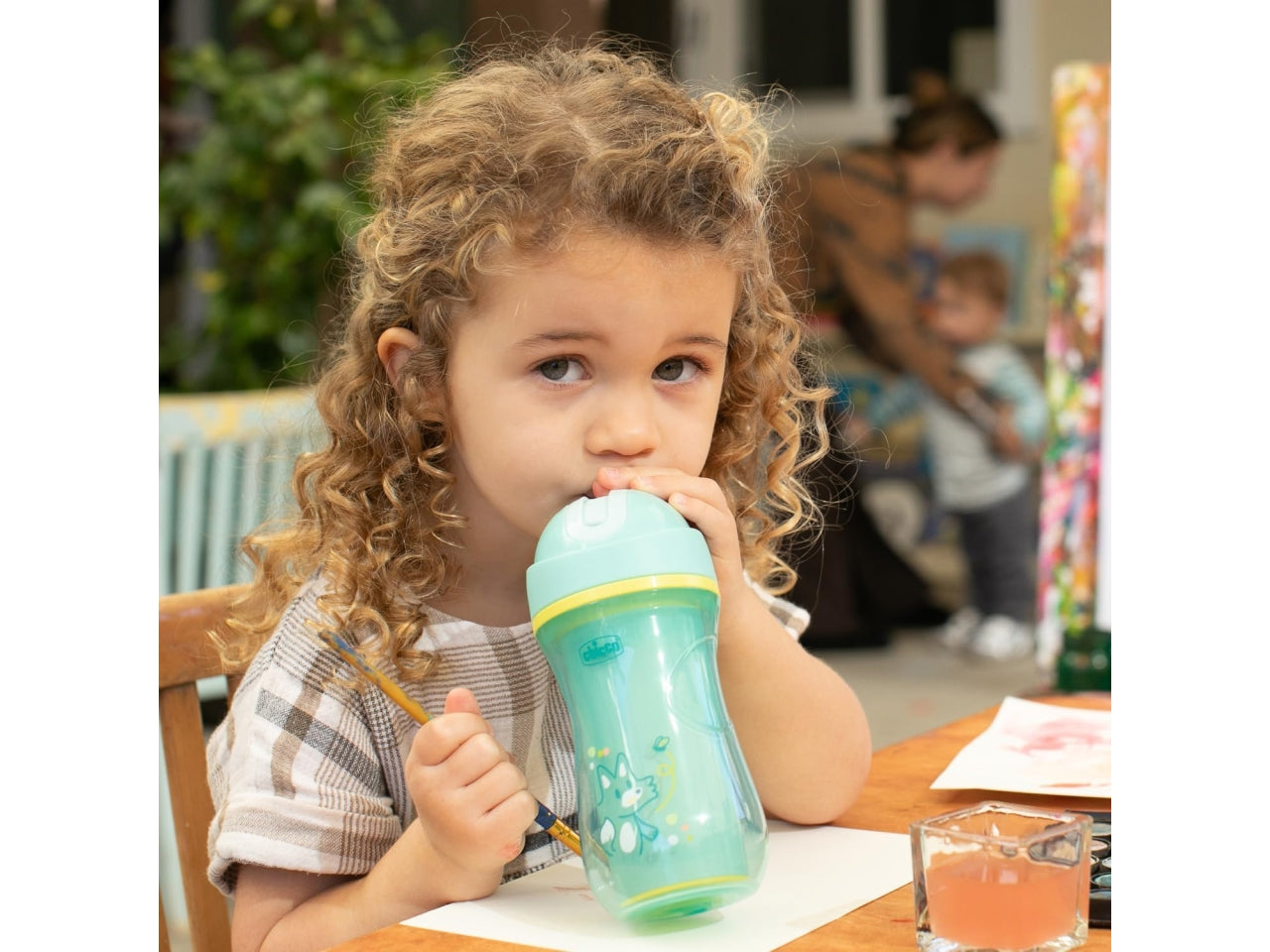 Tazza sport azzurra 14m+