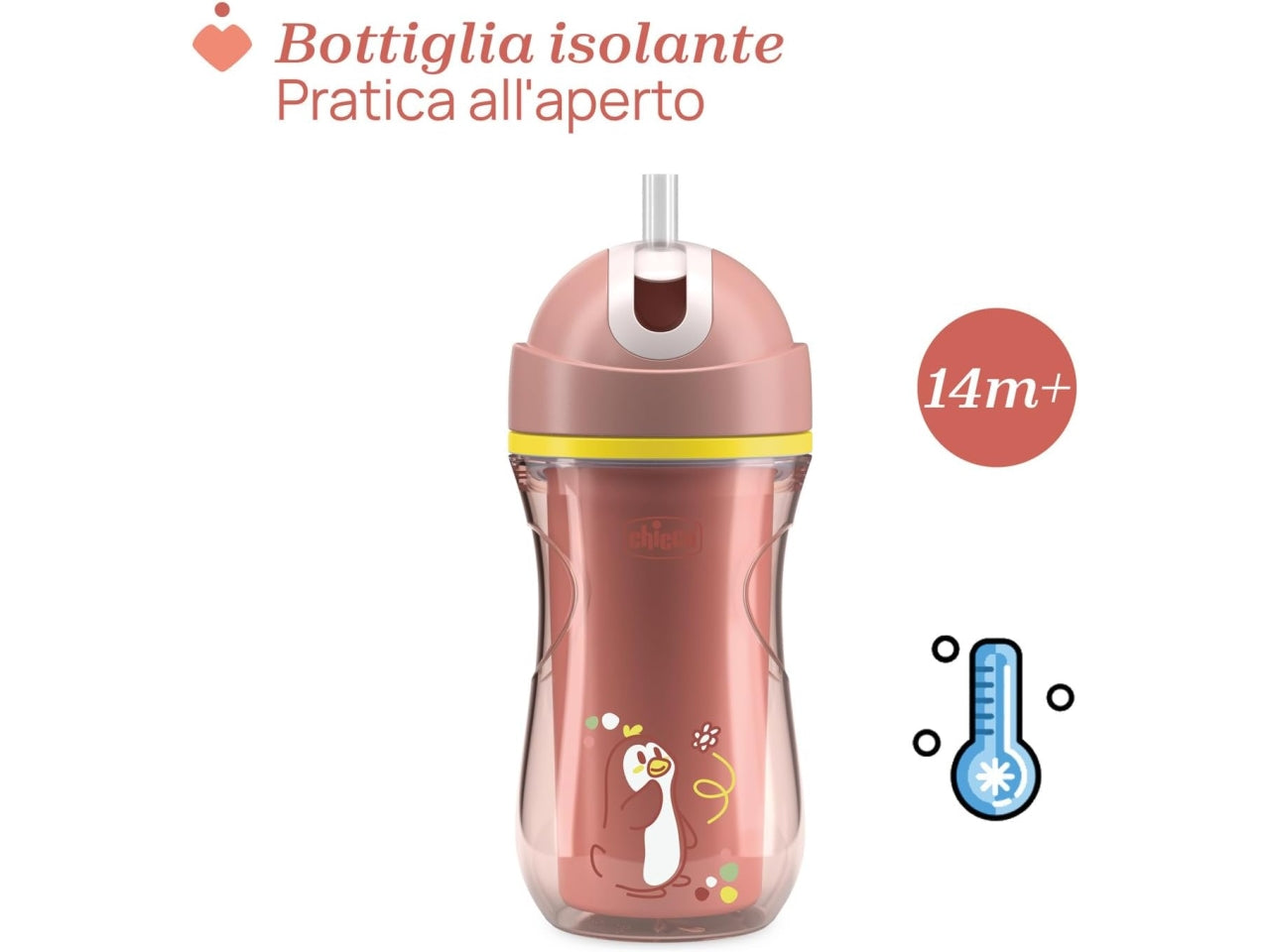 Tazza sport rosa 14m+