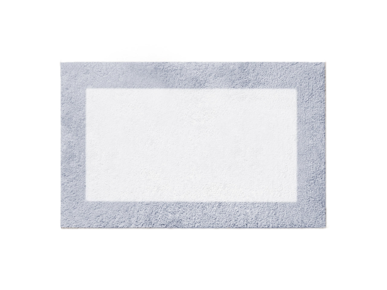 Tappetino bagno 100% cotone otello perla antiscivolo 50x80x2cm
