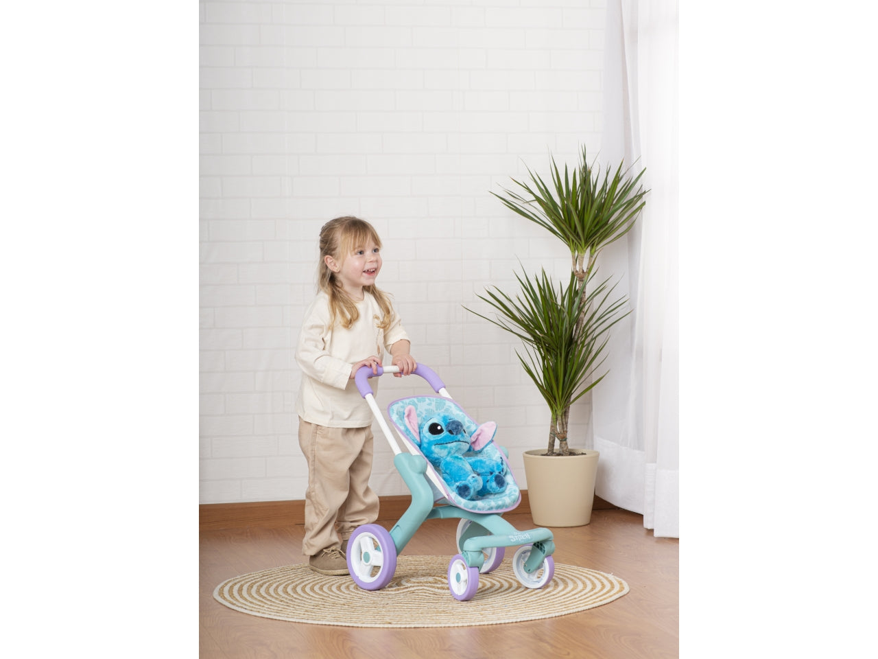 Stitch passeggino pop con peluche 25 cm