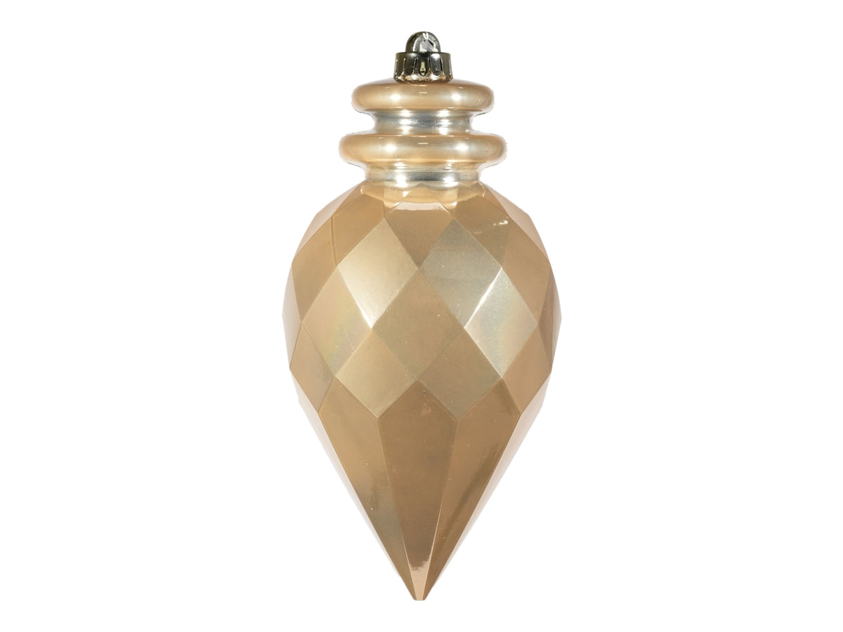 Appendino pigna 11,5cm in plastica beige