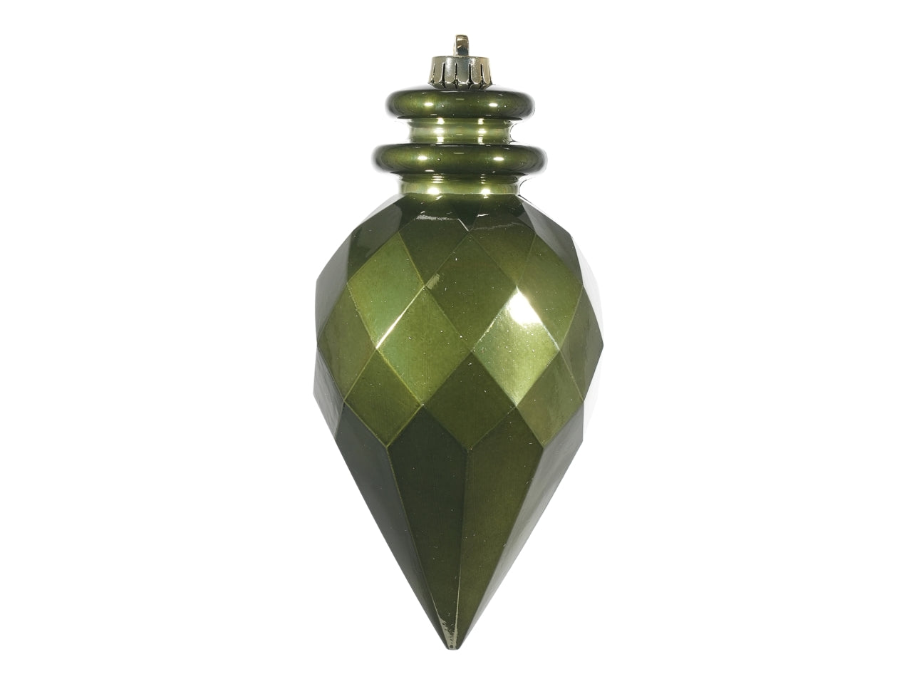 Appendino pigna 11,5cm in plastica verde