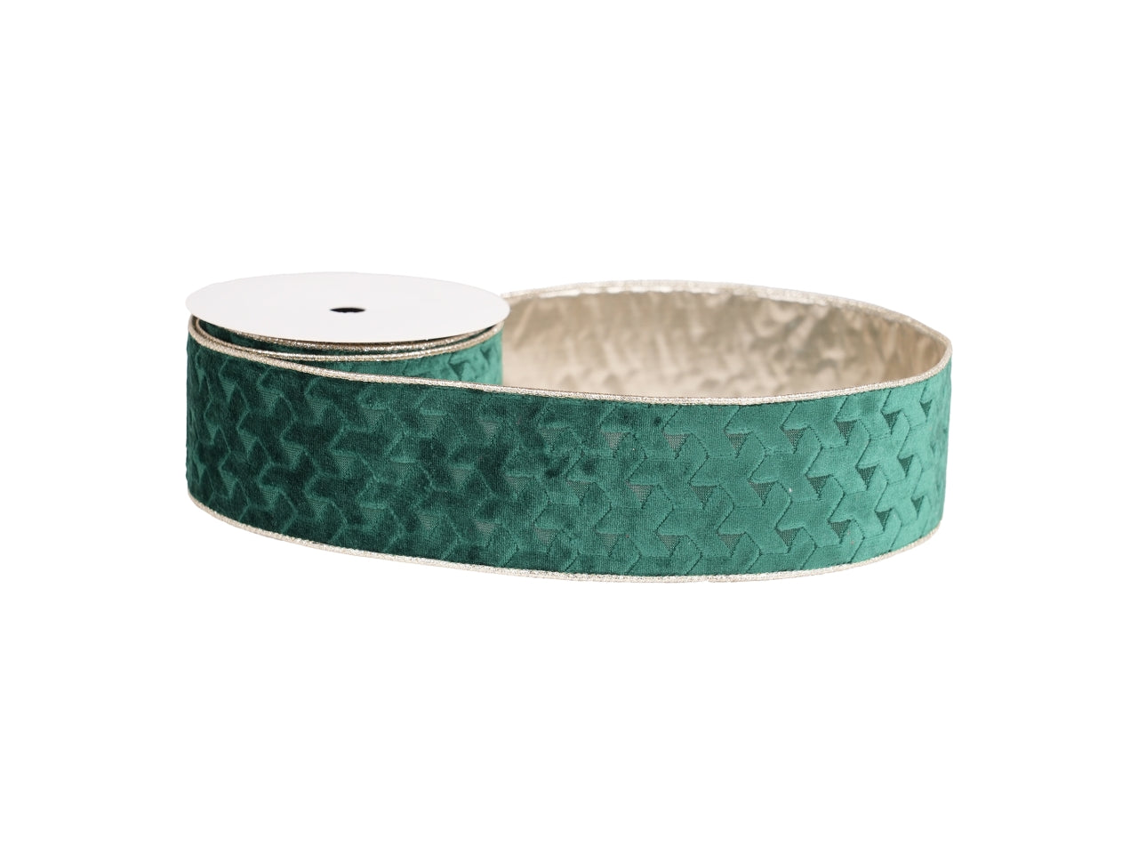Nastro 6,3cmx9,14mt con trama verde
