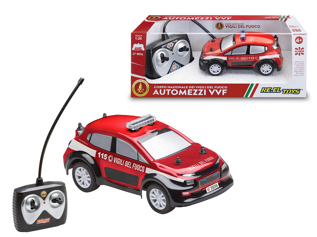 Auto vigili del fuoco radiocomandata 1:26