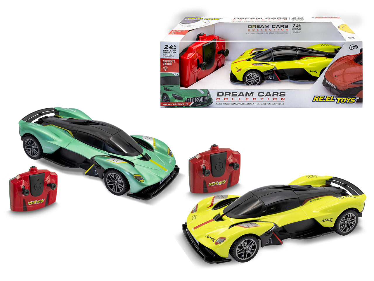 Aston mart valkyrie radiocomandata 1:24 2.4ghz