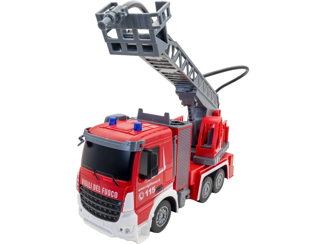 Camion vigili fuoco radiocomandato luci bp
