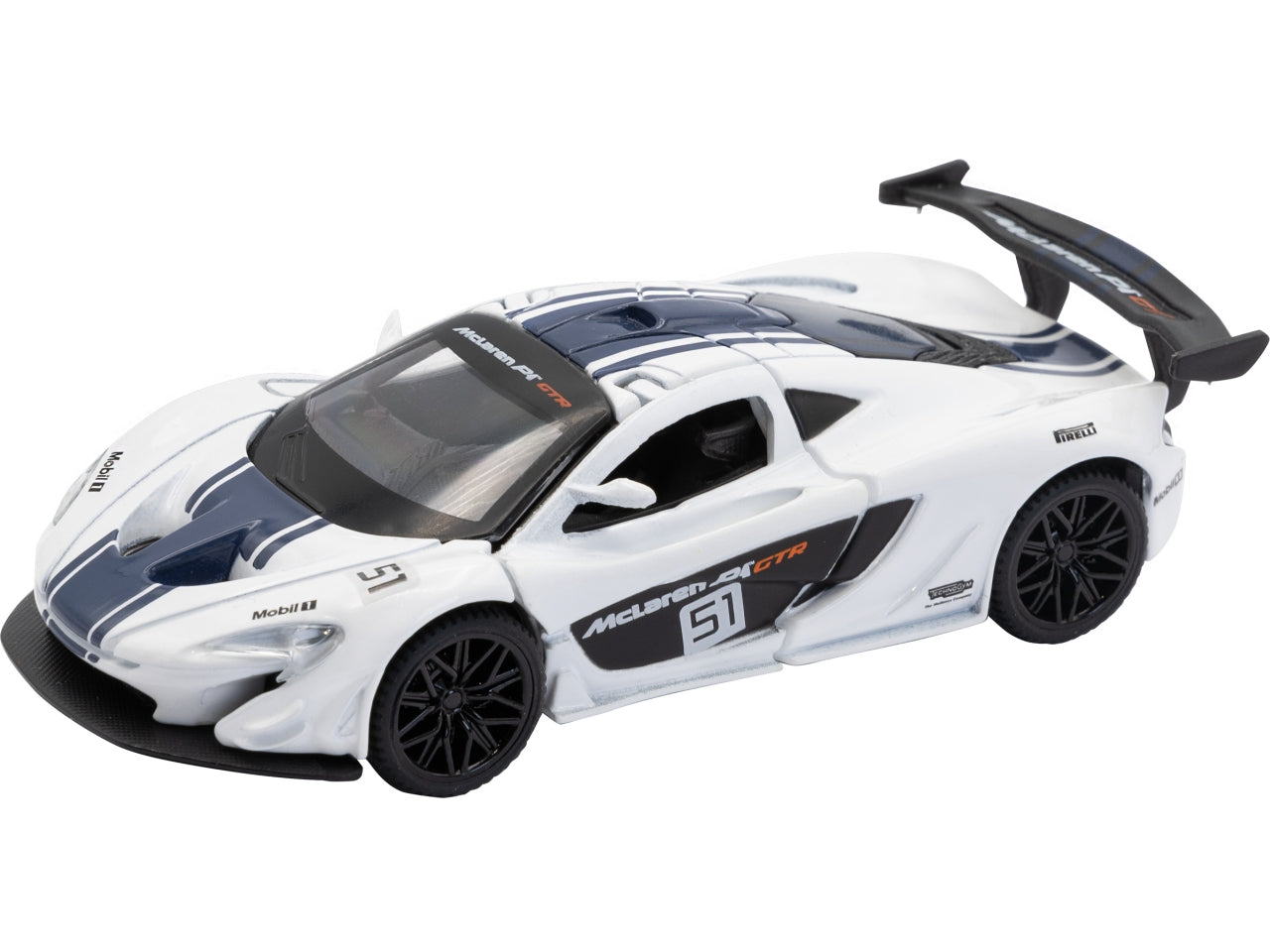 Die cast mclaren p1 gtr white 1:43