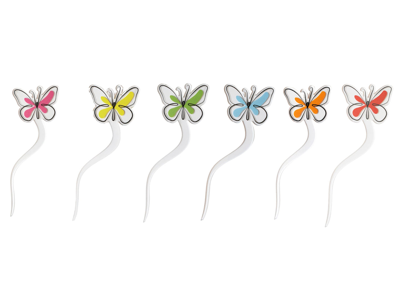 Garden pic 8x23,5 cm plexi 3mm SE23-099 la confezione contiene 6 pezzi