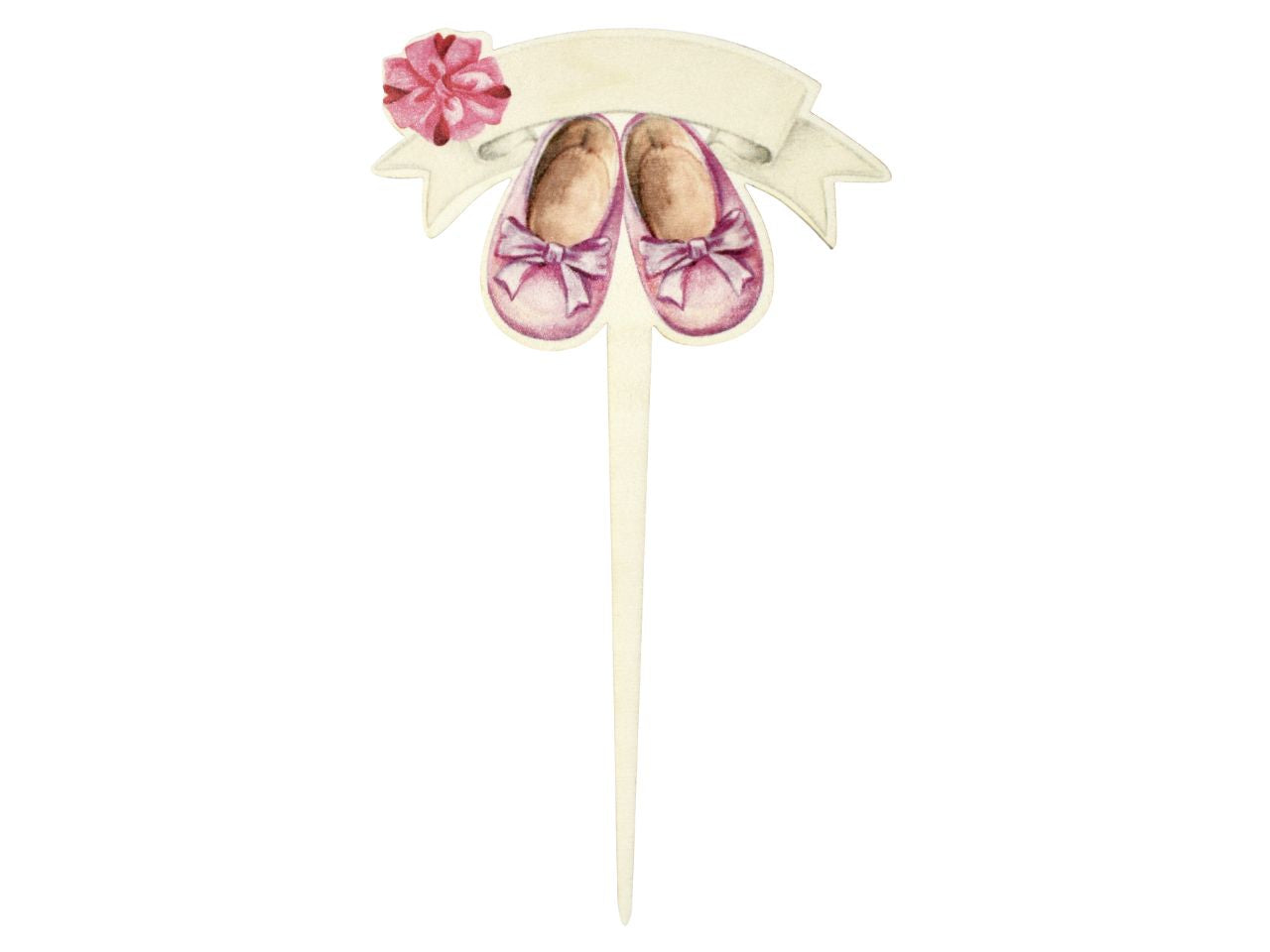 Pic nascita legno 3mm ST 090 la confezione contiene 6 pezzi