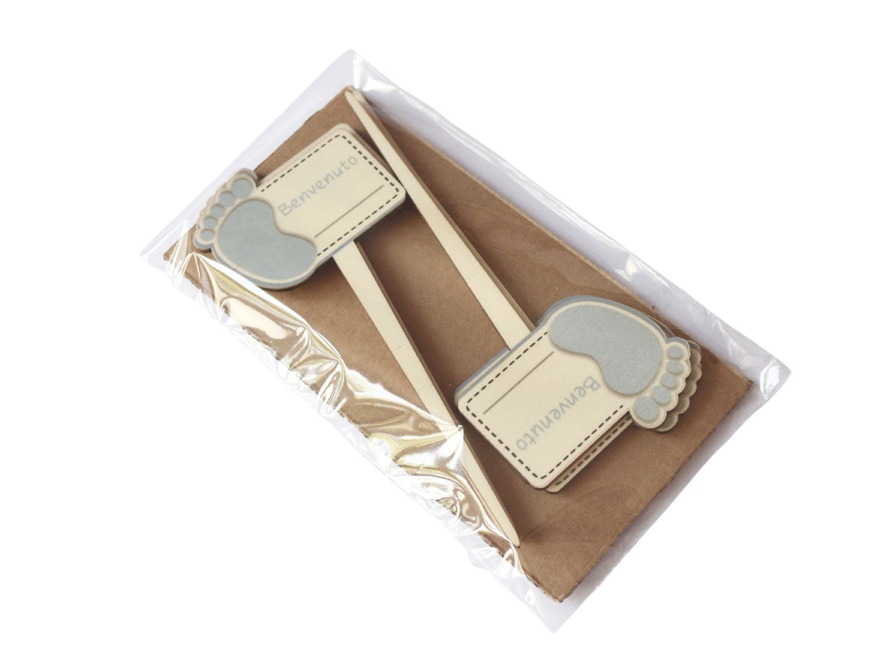 Pic nascita legno 3mm ST 104 la confezione contiene 6 pezzi