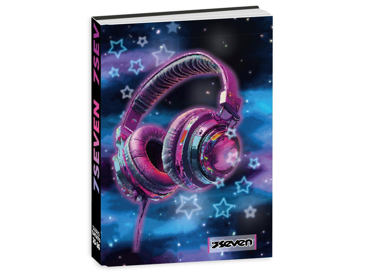 Diario pocket 12m seven datato cartotecnica girl