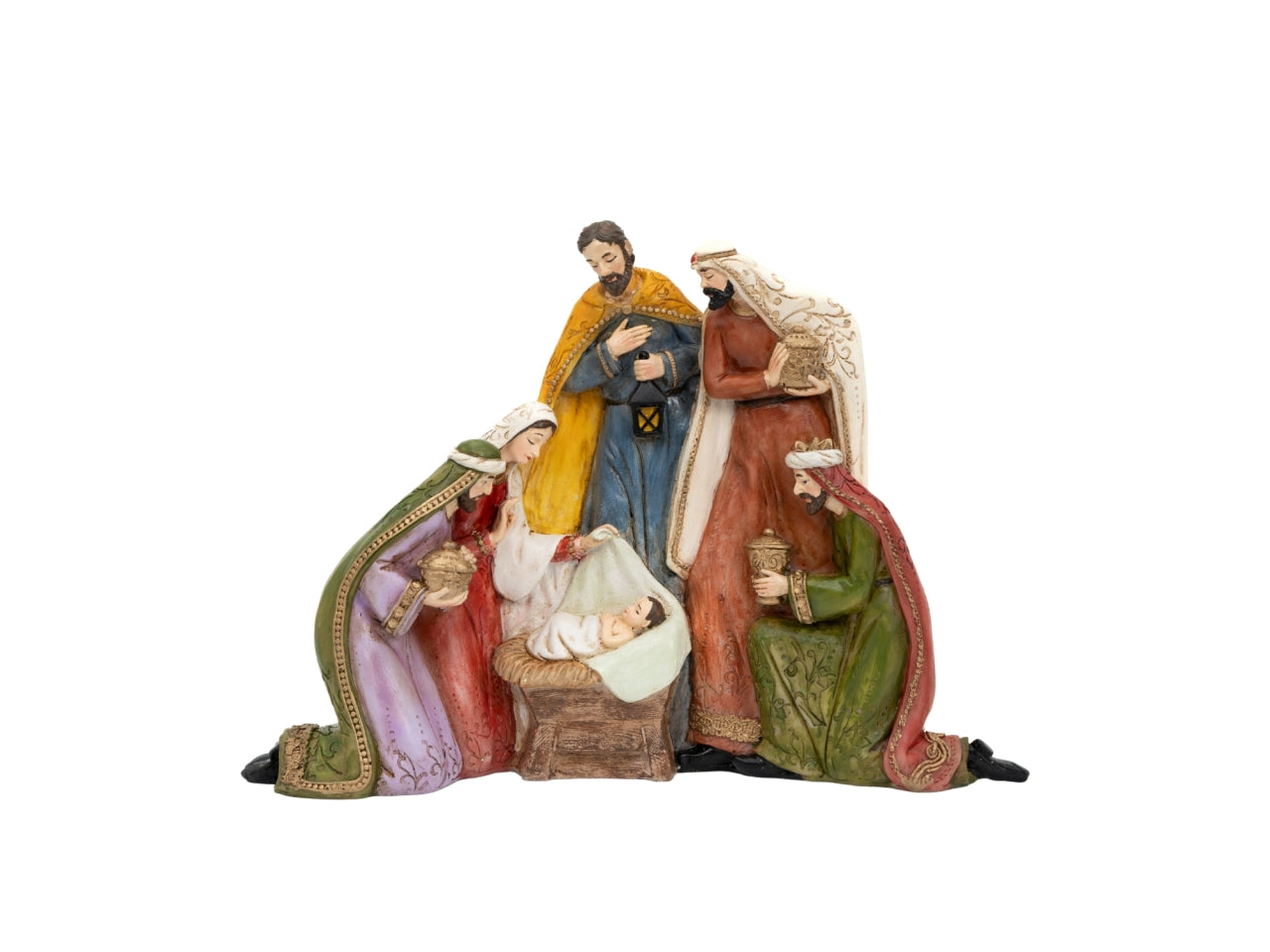 Nativita' 28x9x20cm con re magi