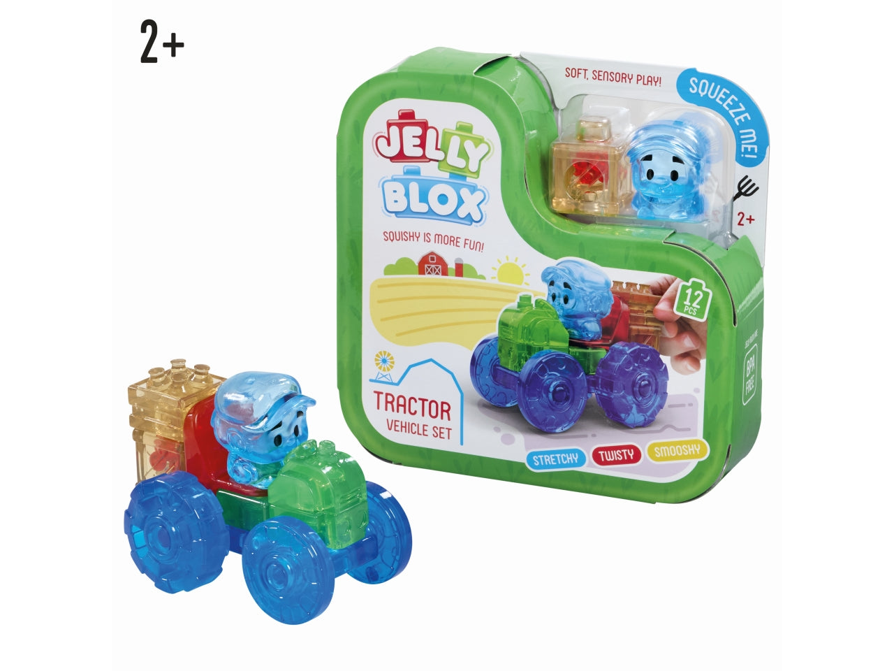 Jelly blox tractor set