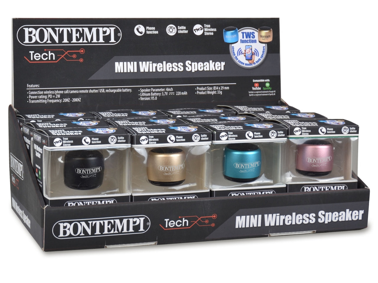 Mini-speaker assortimento a colori