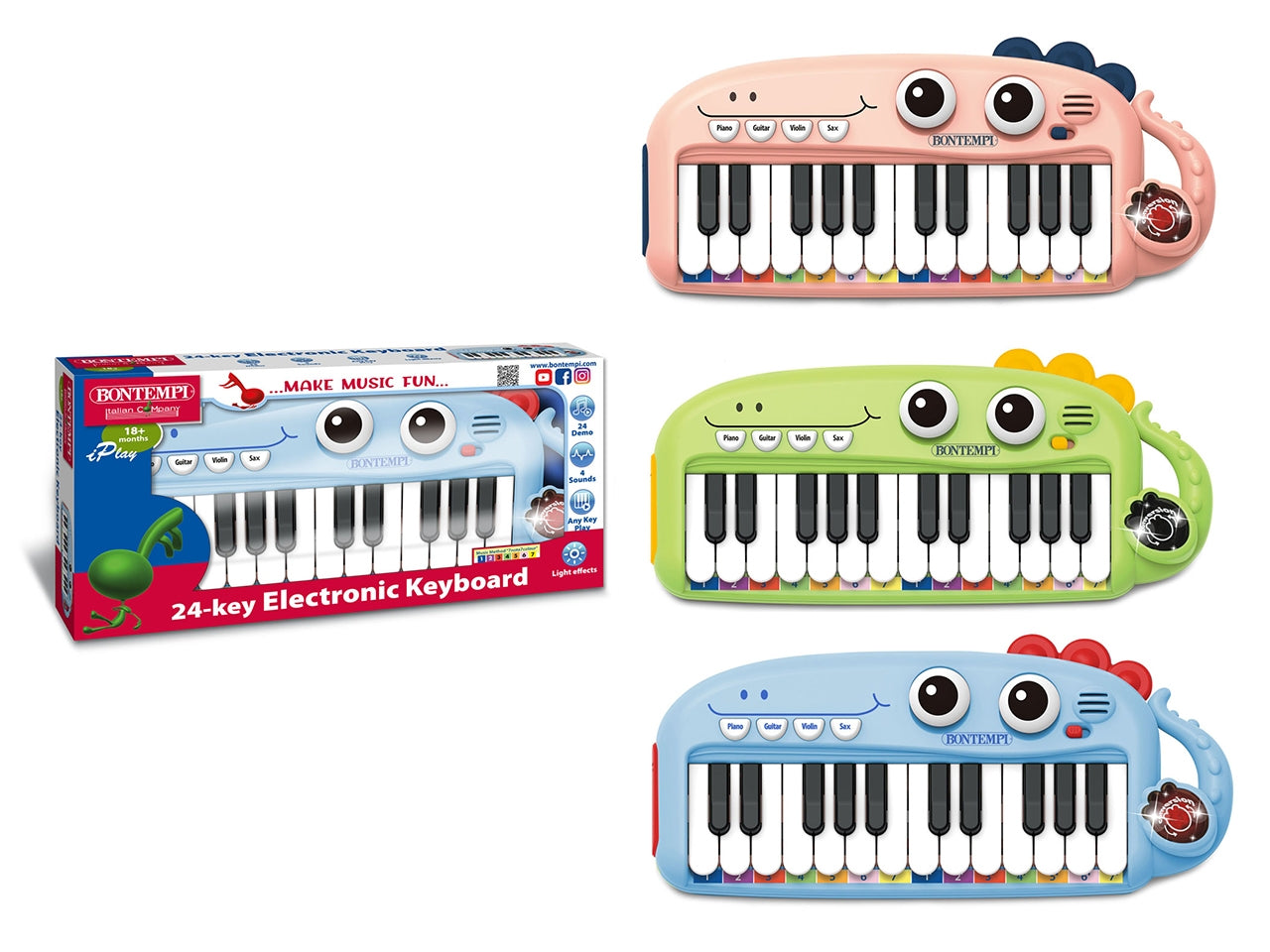 Tastiera 24 tasti Azzurra