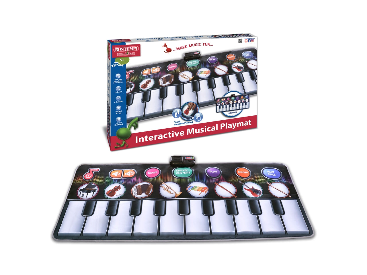 Tappeto elettronico musicale 148 x 60 cm