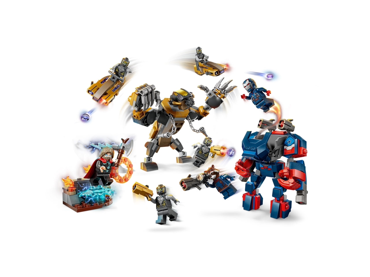 LEGO Avengers: Endgame Thor contro Chitauri