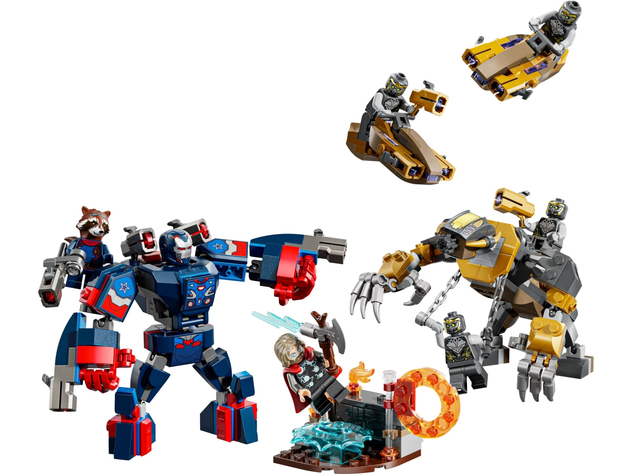LEGO Avengers: Endgame Thor contro Chitauri