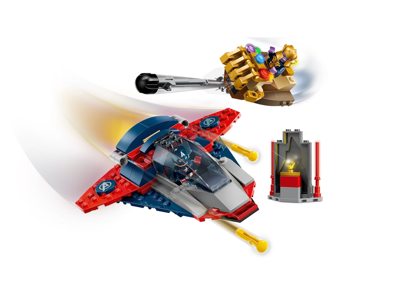 LEGO Captain America contro Thanos