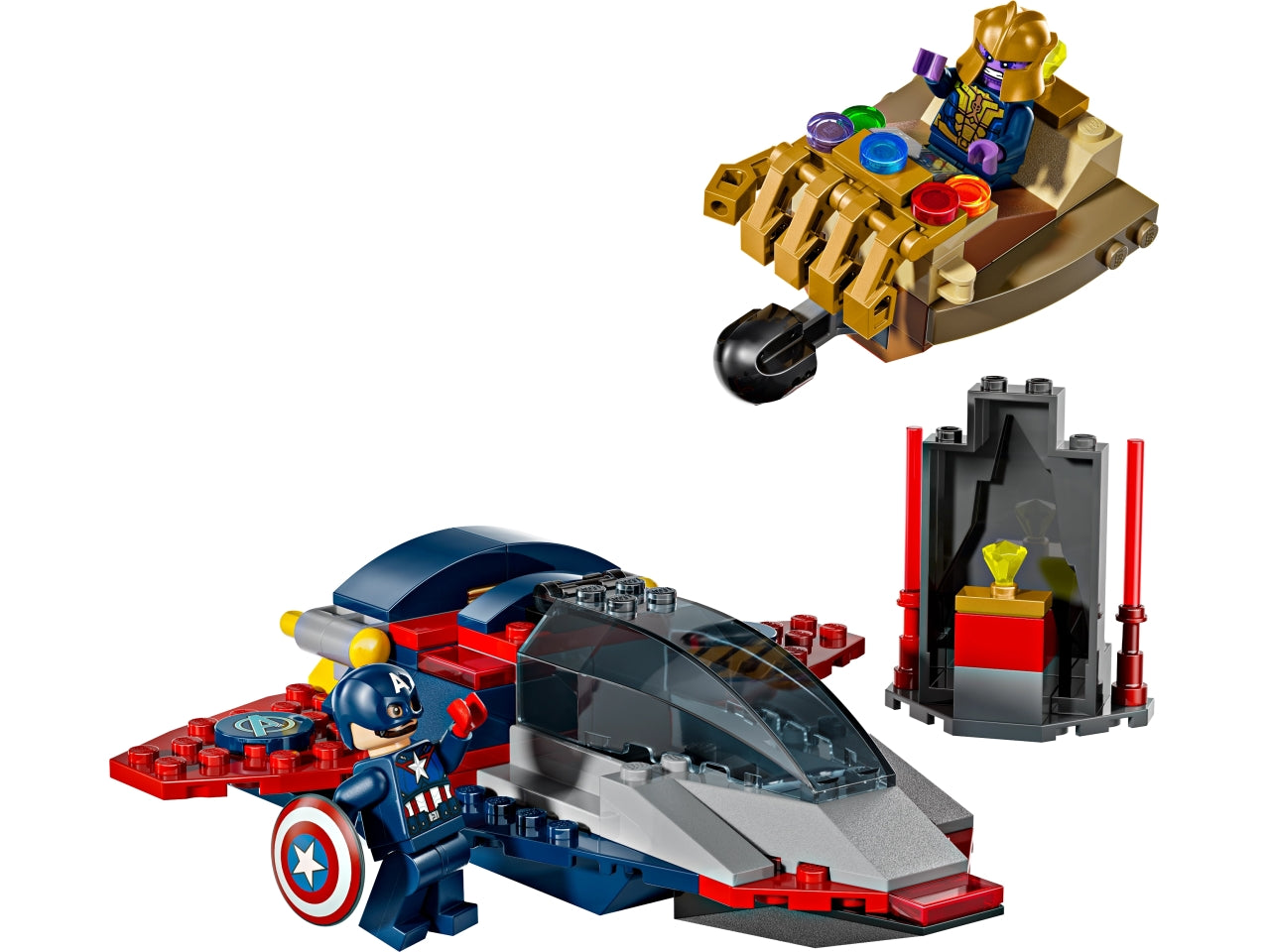 LEGO Captain America contro Thanos