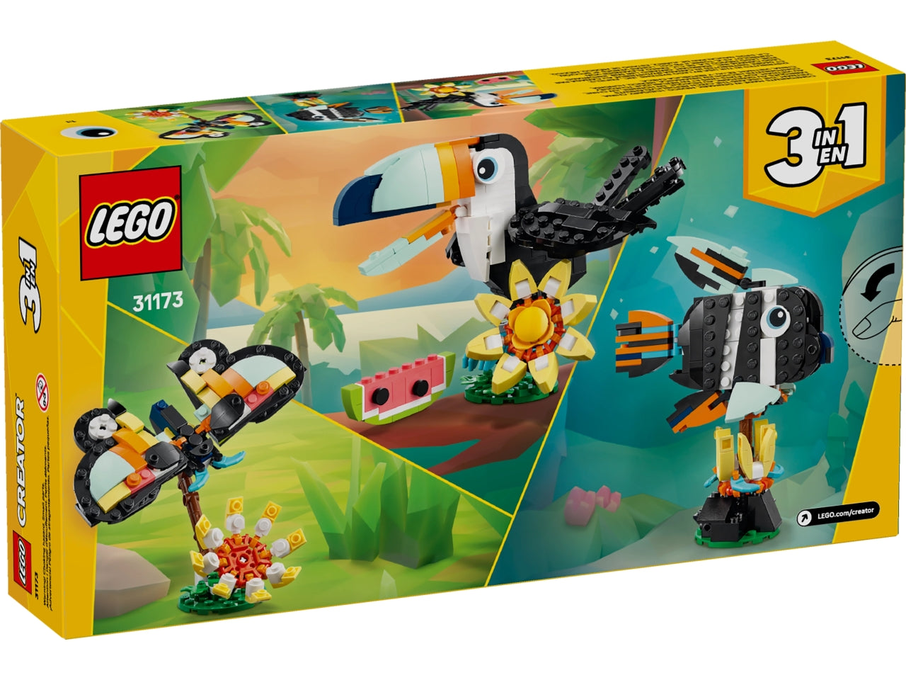 LEGO Animali selvatici: tucano tropicale