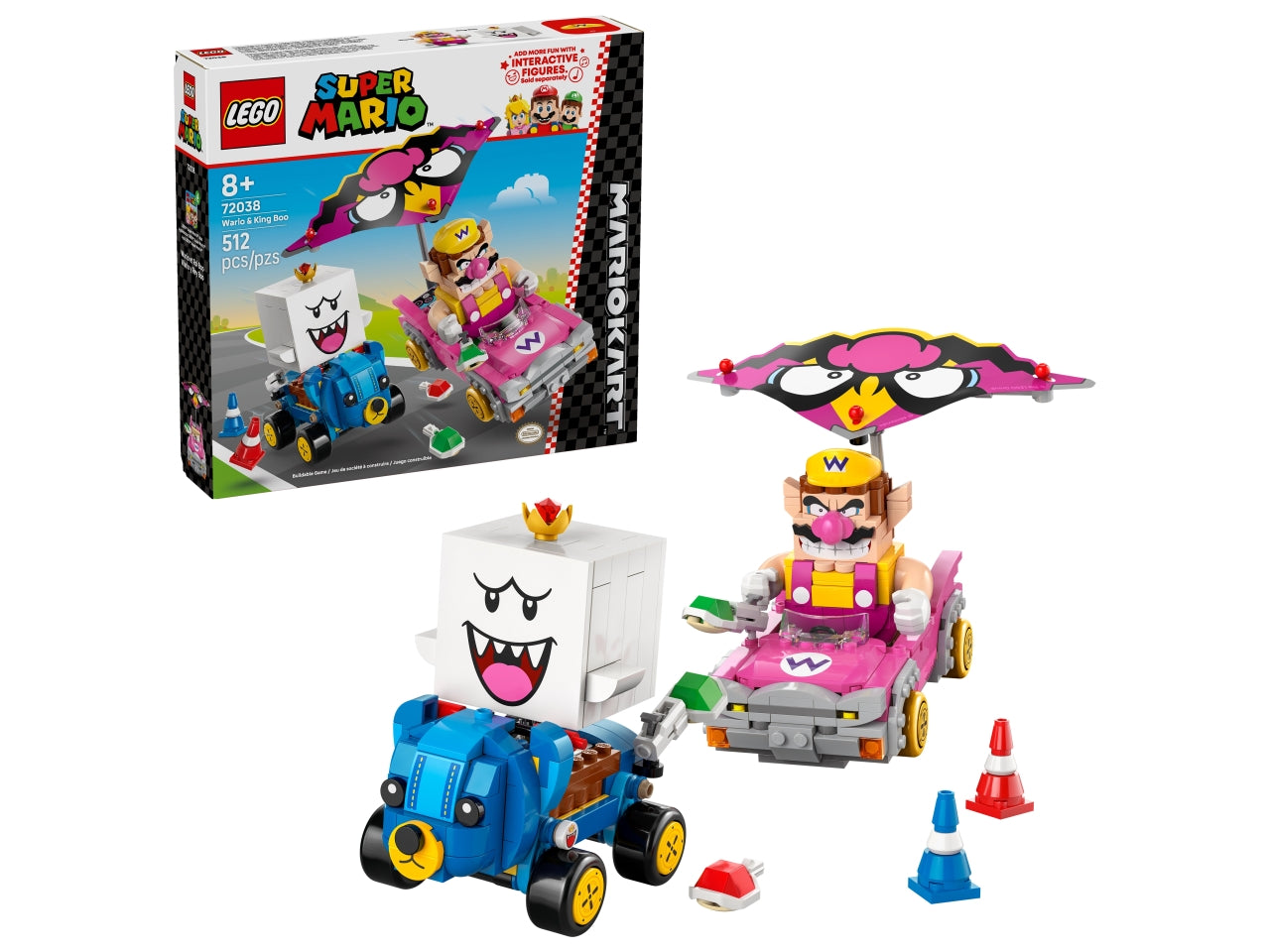 LEGO Mario Kart Wario e Re Boo