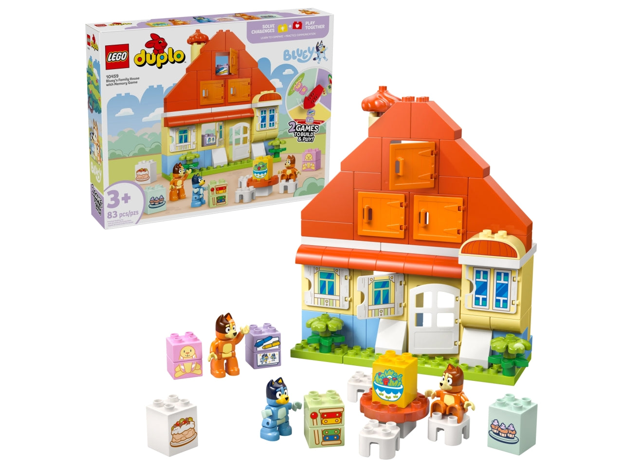 LEGO Casa della Famiglia di Bluey con gioco di memoria