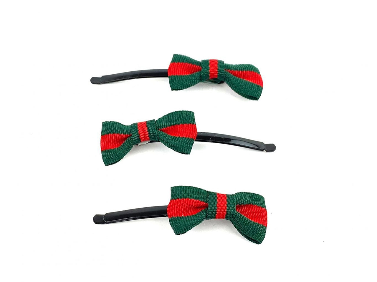 Barretta con fiocco rosso/verde