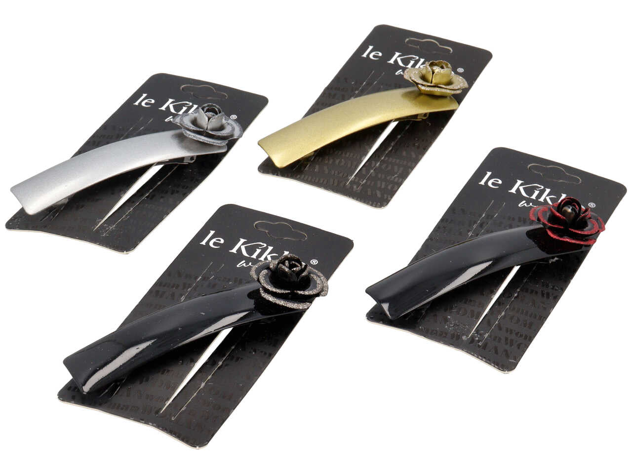 Matik con rosa metallo contorni glitter