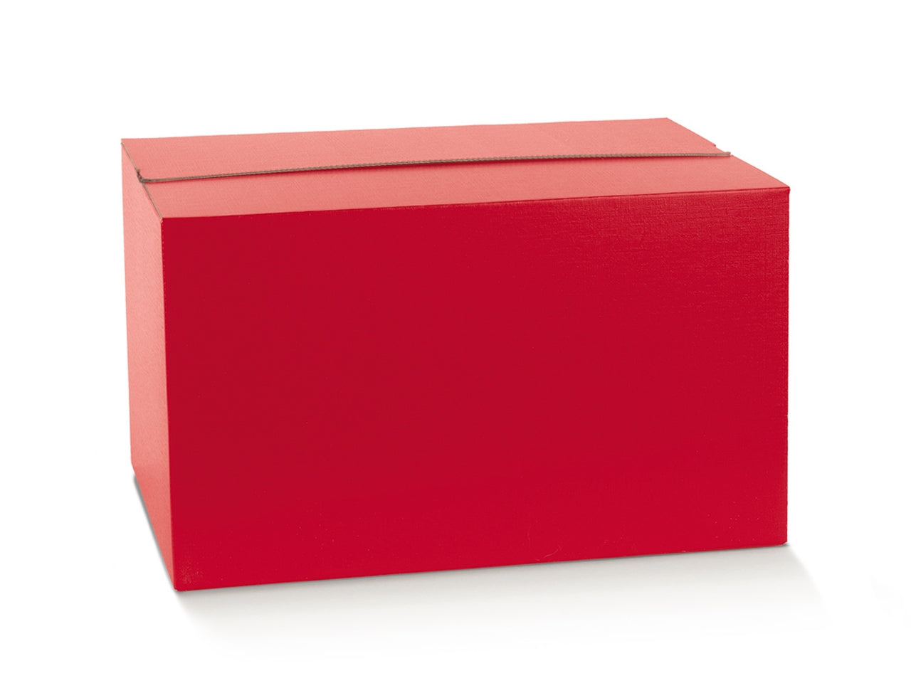 Fibra rosso scatola luna 33x23x17cm