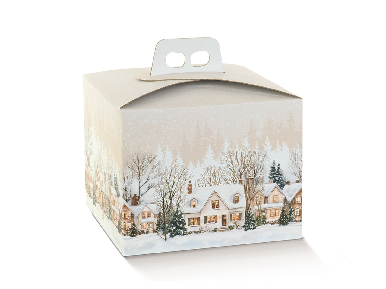 Christmas village scatola 24,5x24,5x19cm