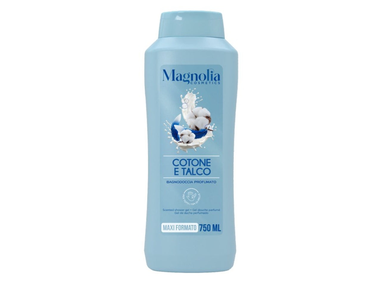 Bagnoschiuma 750ml cotone e talco