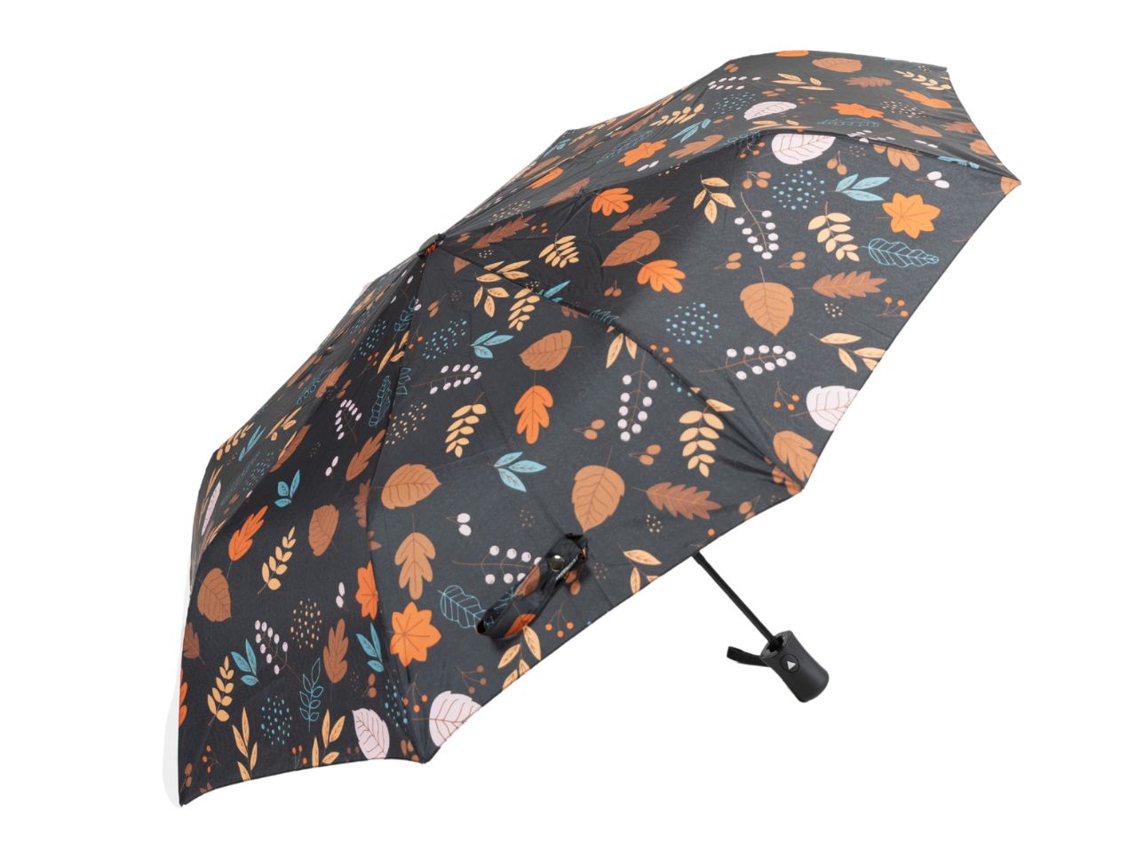 Ombrello Pongee auto foglie