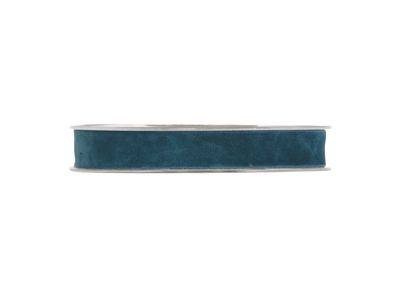 Nastro doppio velluto 1,5cmx7mt blu fumo