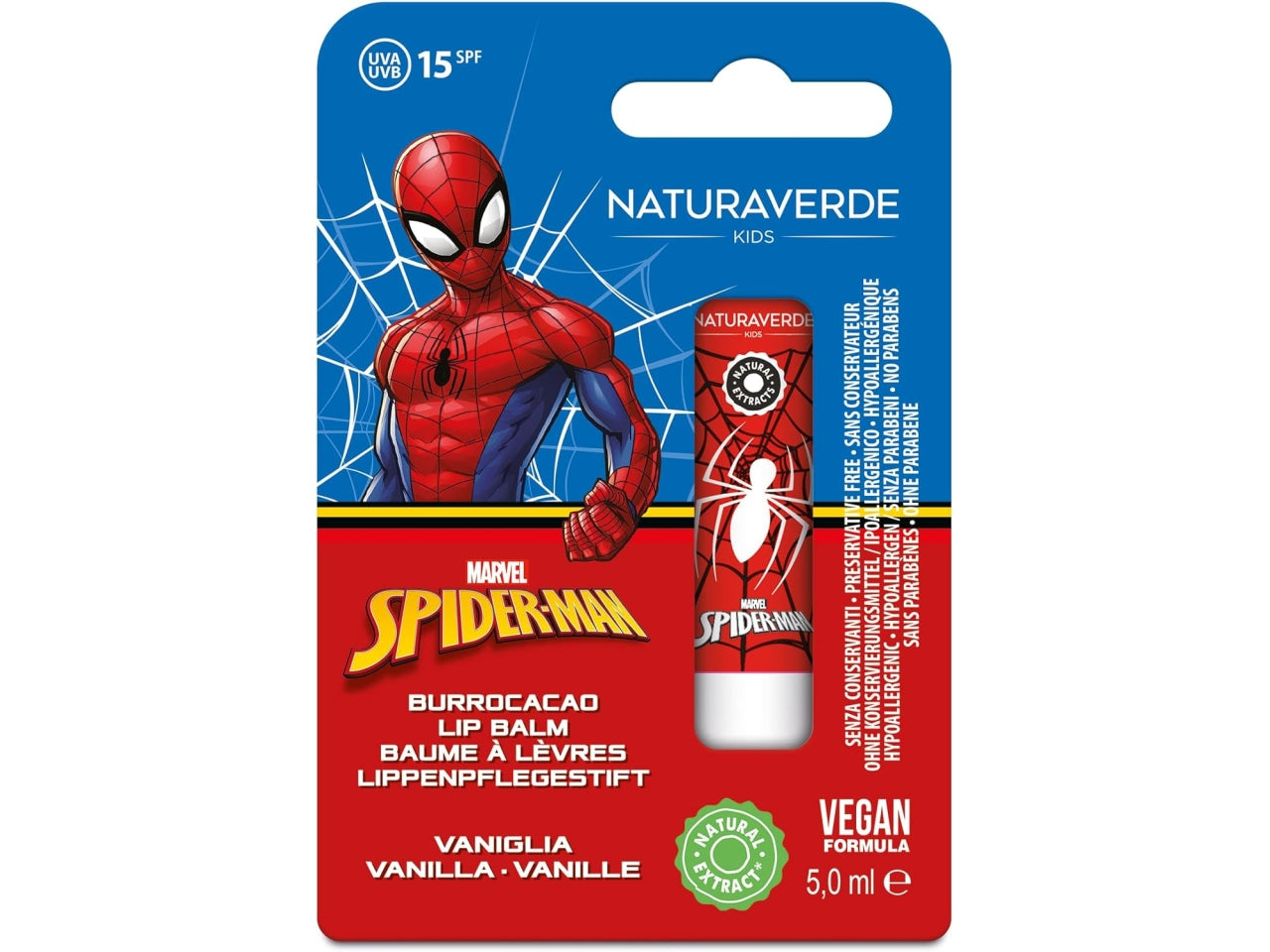 Spiderman burrocacao alla vaniglia 5ml