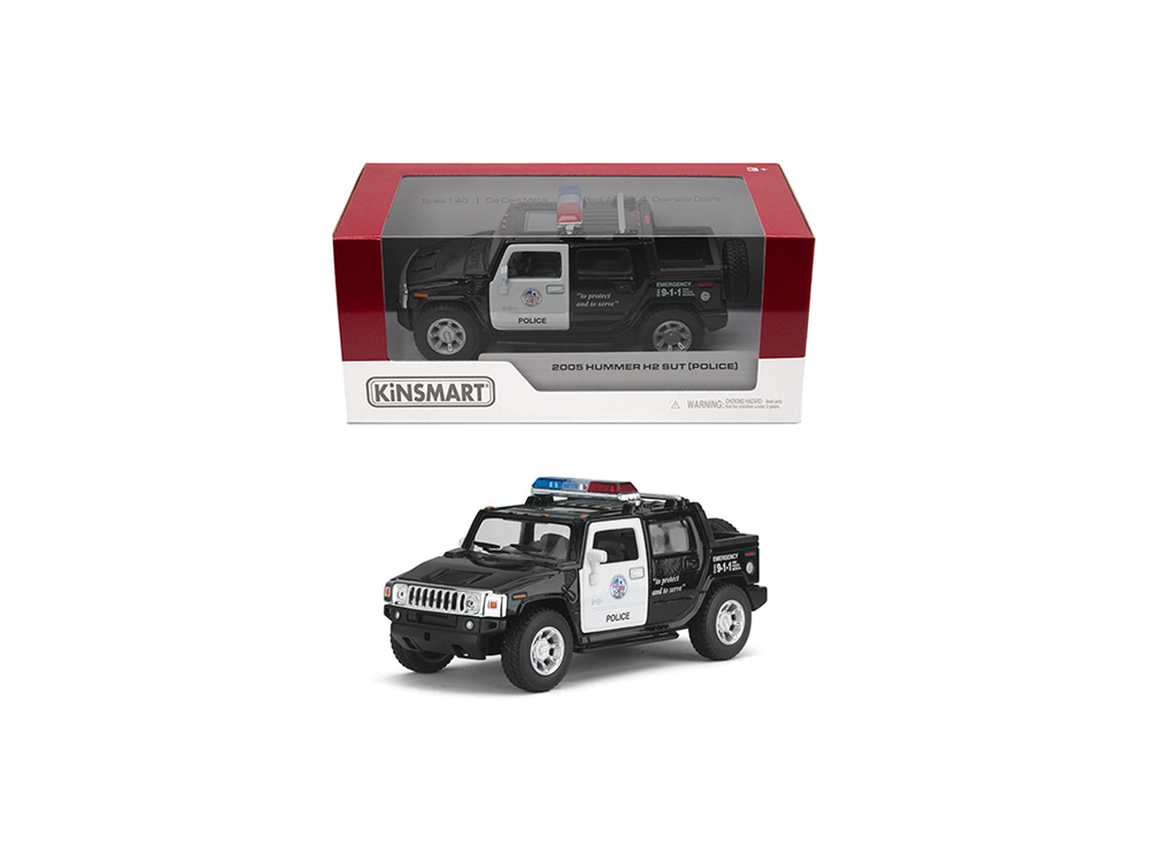 Auto in scala 1:40 hummer h2 sut police