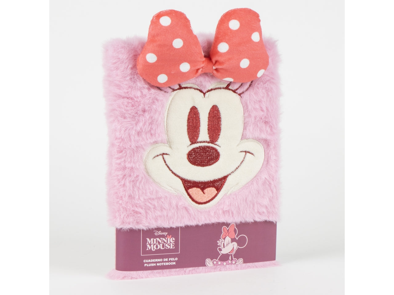 Minnie taccuino di peluche torna a scuola