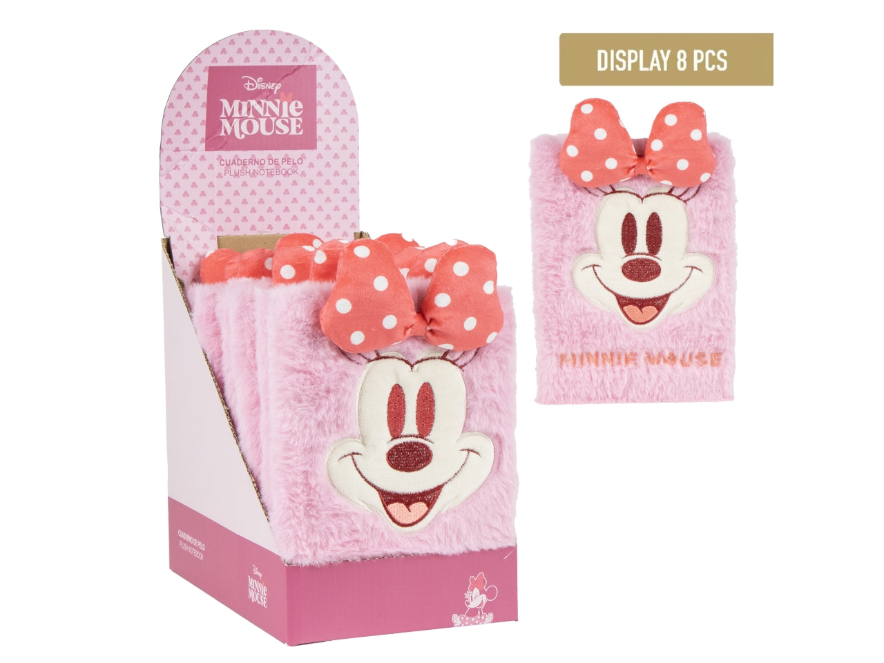 Minnie taccuino di peluche torna a scuola