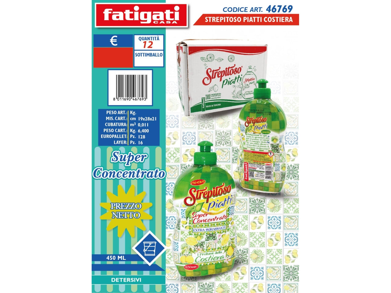 Strepitoso piatti costiera 450ml