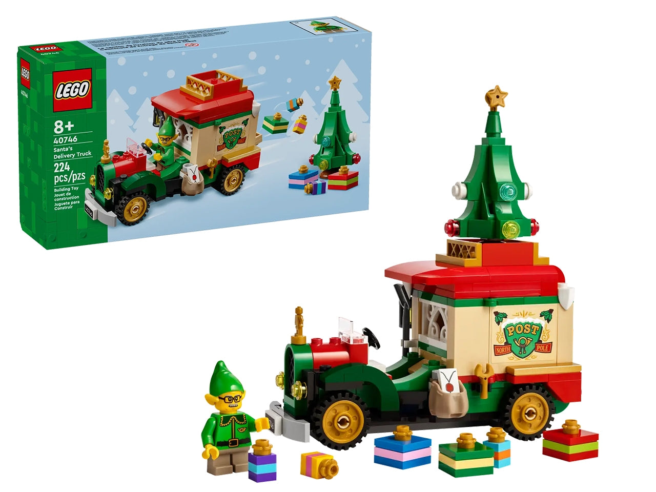Lego LEL Seasons and Occasions Furgone delle consegne di Babbo Natale