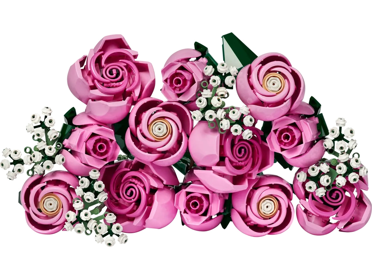 Lego Botanicals Bouquet di rose rosa