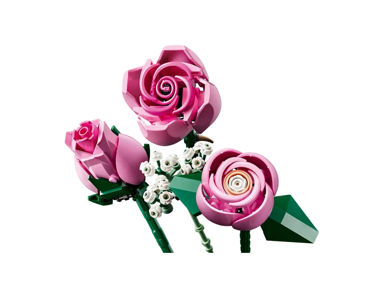 Lego Botanicals Bouquet di rose rosa