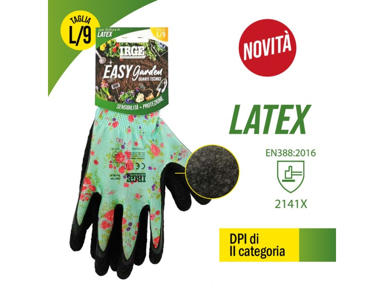 Guanti tecnici easy garden lattice l/9